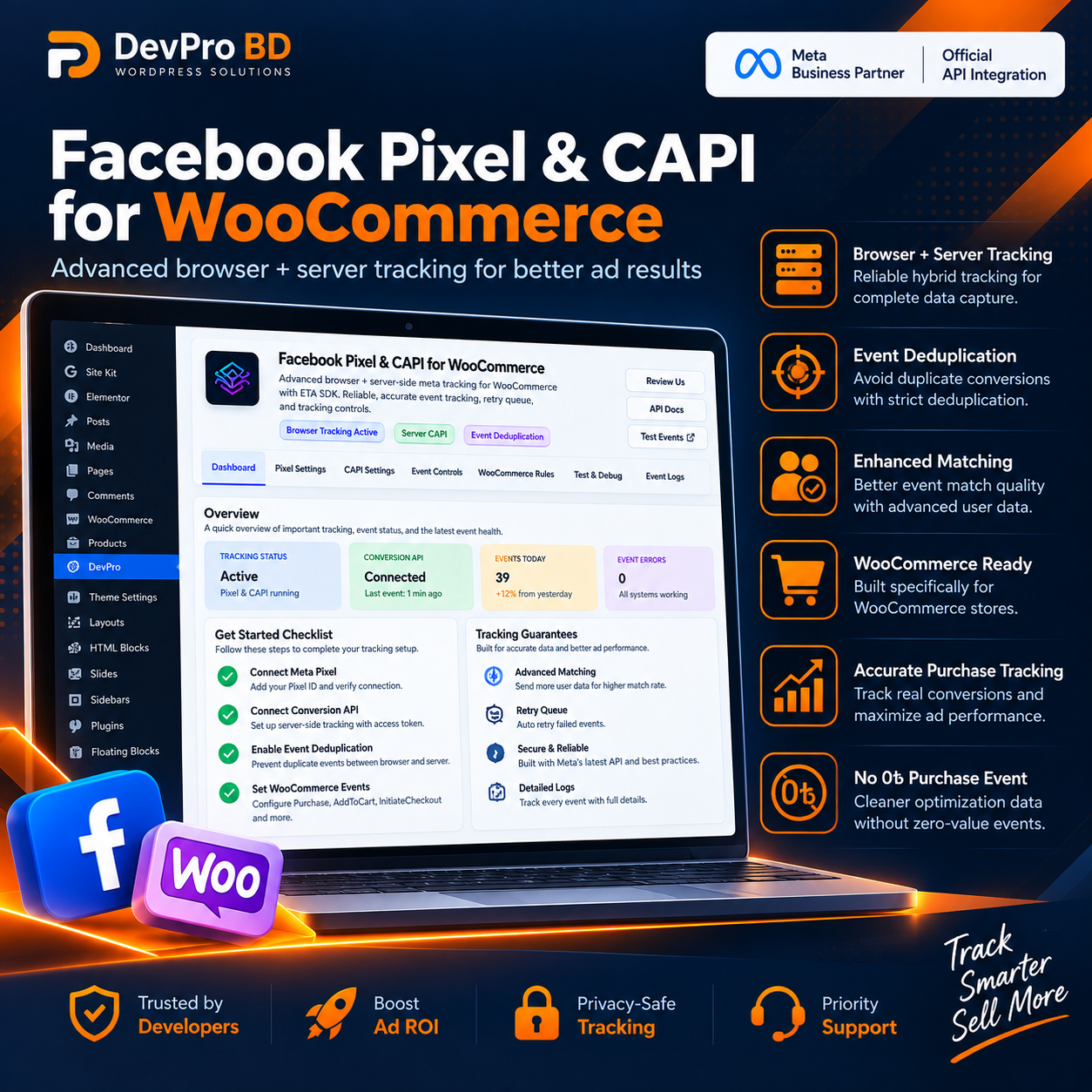 Facebook Pixel & CAPI WooCommerce Banner